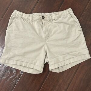 Men’s tan 5.5” inseam shorts chubbies